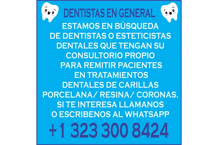 SE BUSCAN DENTISTAS EN GENERAL image 1
