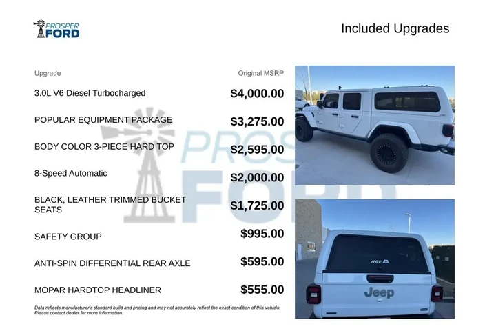 $34997 : Jeep Gladiator 2021 4x4 Over image 3