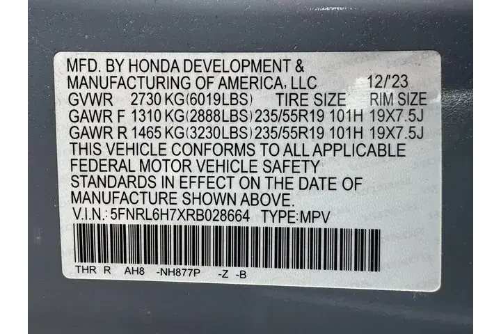 $36000 : Honda Odyssey 2024 Sport 4dr image 7