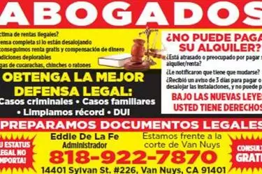 OBTENGA LA MEJOR DEFENSA LEGAL en Los Angeles