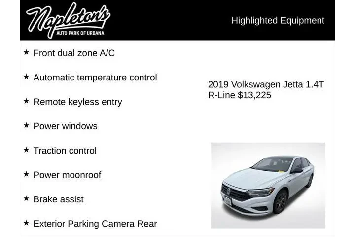 $13225 : Volkswagen Jetta 2019 S 4dr image 3