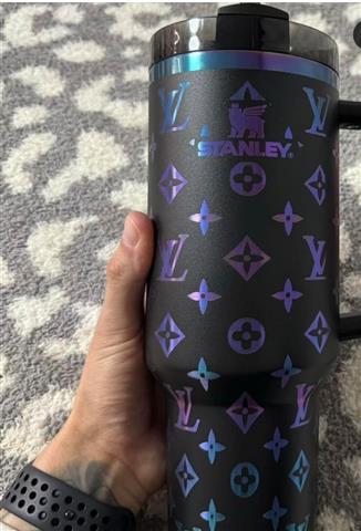 $100 : LV Black Chroma Stanley cups image 4