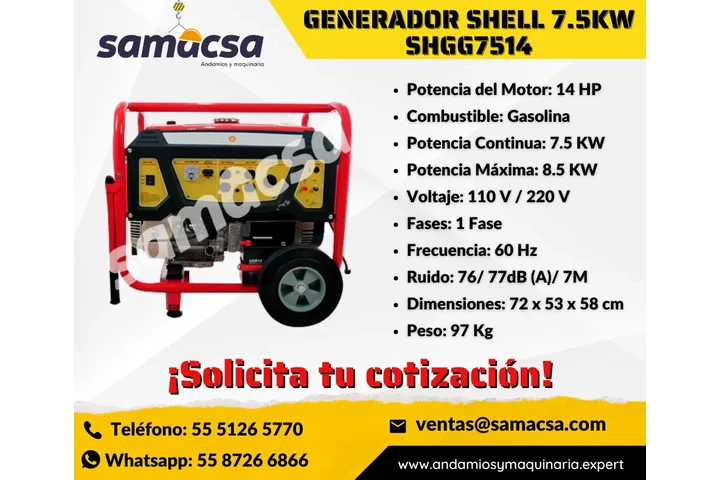 $1 : Generador SHELL 7.5 kW image 1