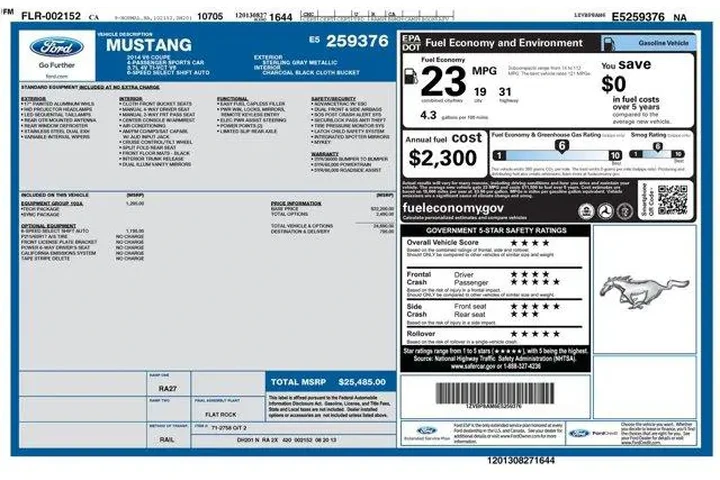 $13520 : Ford Mustang 2014 V6 2dr Fas image 10