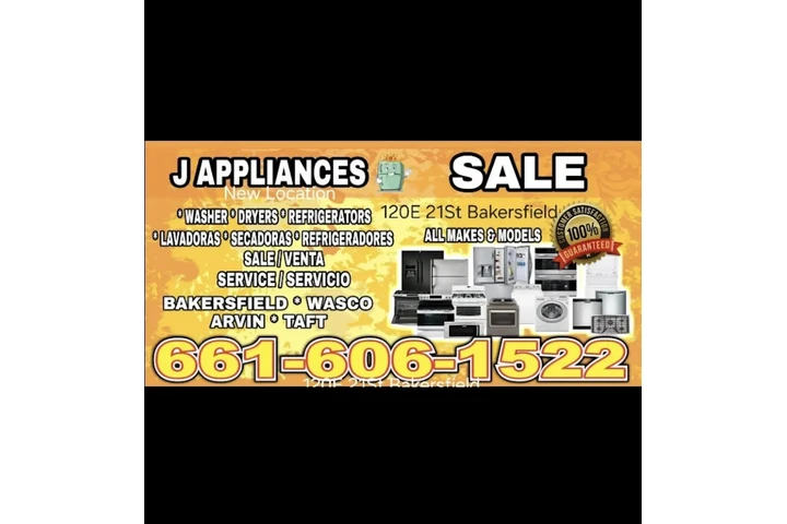 $45 : J Appliances Sale & Repair image 1