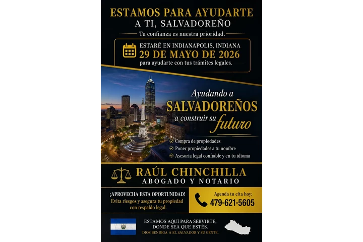 ABOGADO SALVADOREÑO EN INDIANA image 1