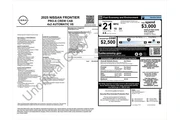 $34987 : Nissan Frontier 2025 4x2 PRO thumbnail
