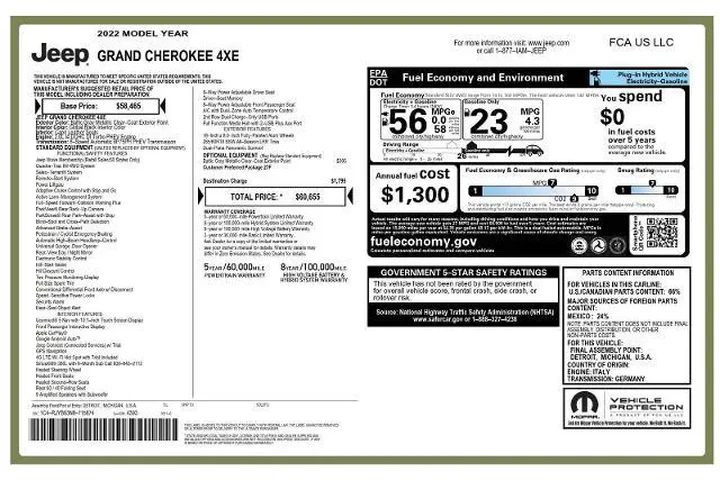 $26647 : Jeep Grand Cherokee 2022 4x4 image 5