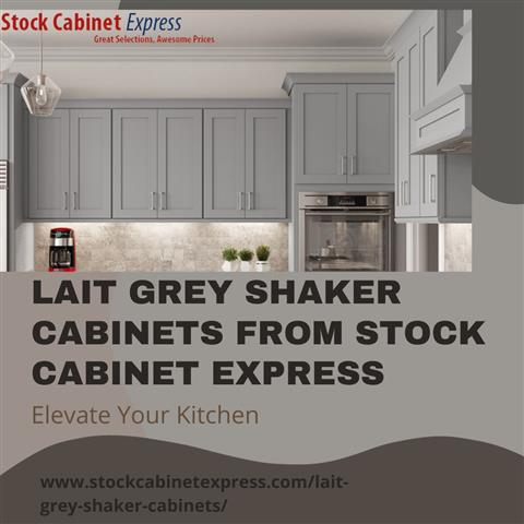 Lait Grey Shaker Cabinets image 1