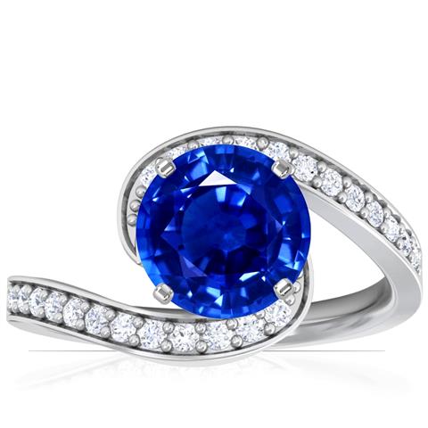 $7394 : Buy 1.79 cttw Sapphires Rings image 1