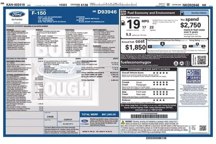 $36470 : Ford F-150 2022 4x4 XLT 4dr image 2