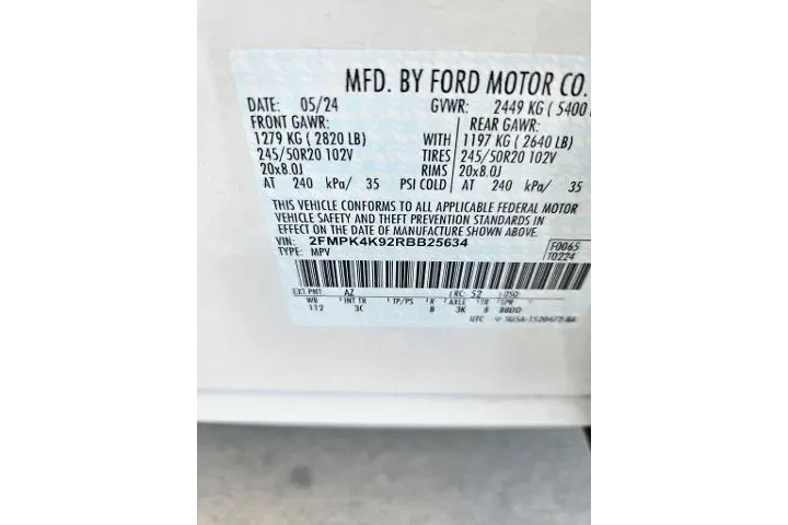 $35595 : Ford Edge 2024 AWD Titanium image 10