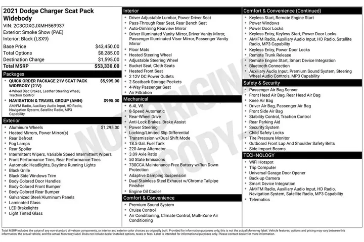 $38995 : Dodge Charger 2021 Scat Pack image 2