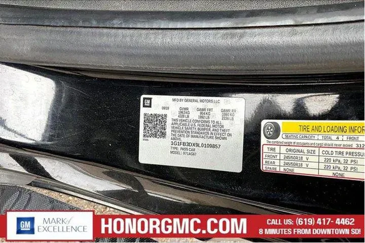 $19988 : Chevrolet Camaro 2020 LT 2dr image 6