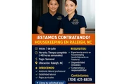 Housekeeping y Front Desk en Raleigh