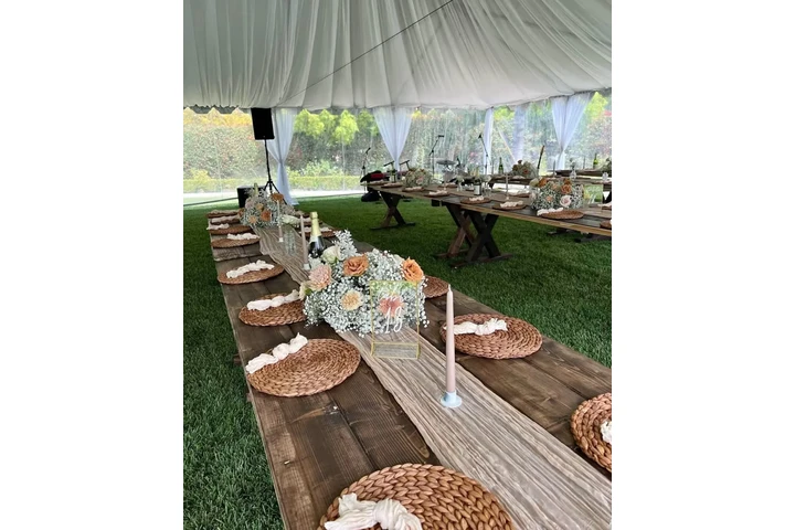 Jumpers tables chairs tents image 2