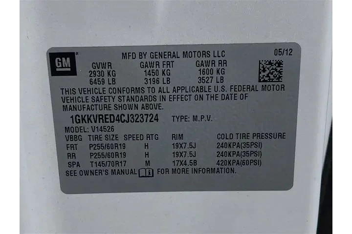 $10975 : GMC Acadia 2012 AWD SLT-1 4d image 8