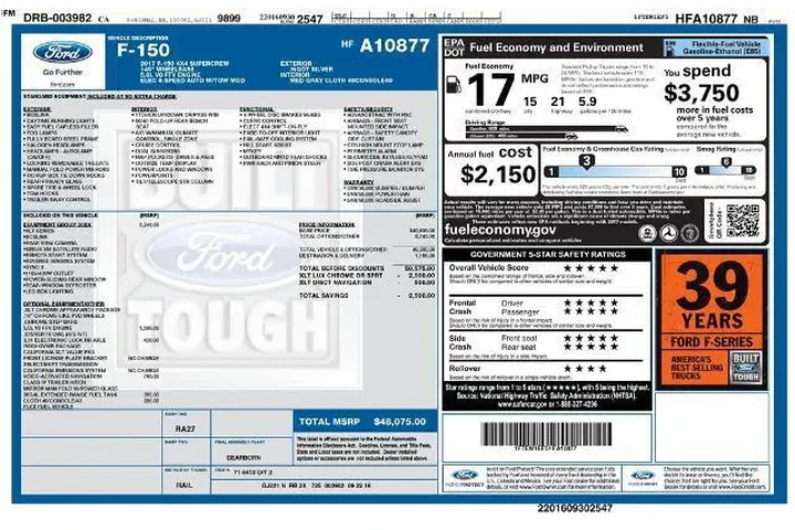 $26800 : Ford F-150 2017 4x4 XLT 4dr image 2