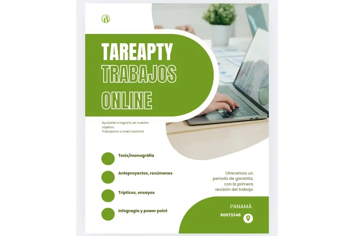 SE DESARROLLAN TRABAJOS ONLINE image 2