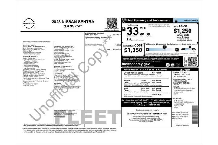 $16987 : Nissan Sentra 2023 SV 4dr Se image 3
