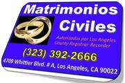 █►MATRIMONIO CIVIL►ECONOMICO📞 en Los Angeles