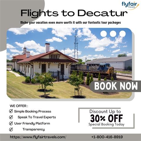Flights to Decatur: Book now! image 1