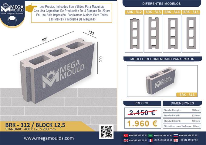 $2320 : MOLDE PARA BOVEDILLAS image 2