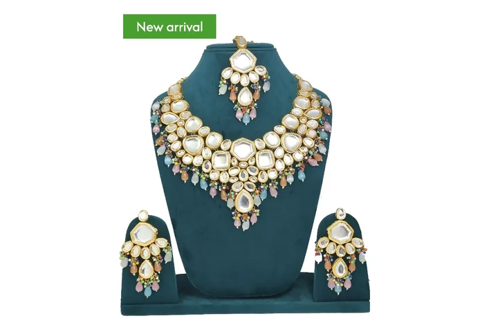 $3000 : Vibrant Meenakari Bridal Set image 1