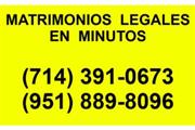 MATRIMONIO LEGAL EN MINUTOS en Los Angeles