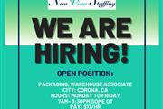 Packaging Warehouse Associate en Riverside