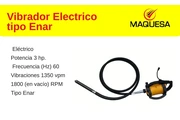 Vibrador elect. para concreto en San Salvador