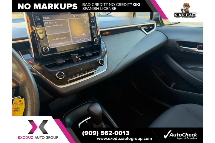 $14995 : 2020 Corolla LE image 8
