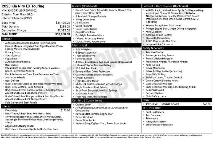 $29991 : Kia Niro 2023 EX 4dr Crossov image 5