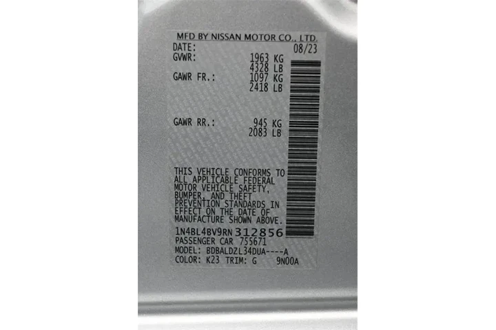 $19134 : Nissan Altima 2024 2.5 S 4dr image 7