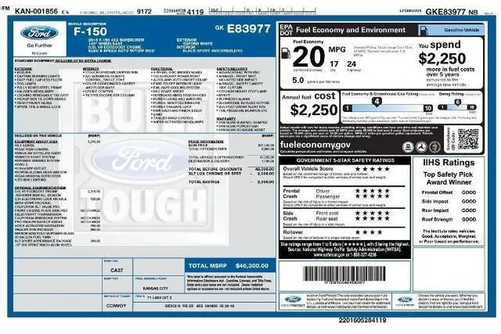 $24812 : Ford F-150 2016 4x2 King Ran image 7