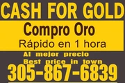 Compro oro en una hora en Miami