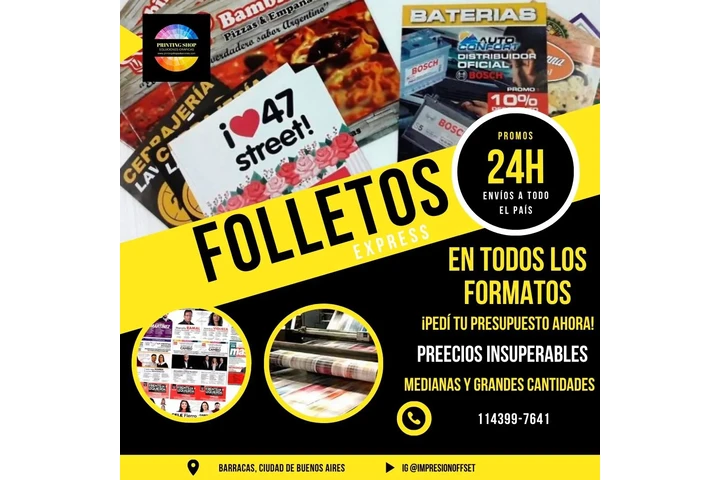 Folletos Volantes Full Color image 1