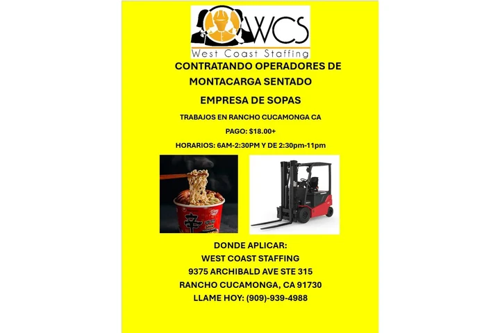 Montacarga/Forklift- Sentado image 1