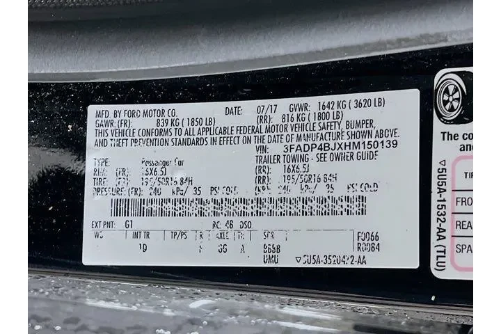 $10975 : Ford Fiesta 2017 SE 4dr Seda image 5
