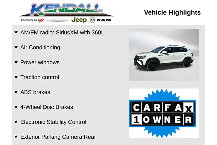 $17846 : Volkswagen Taos 2022 SE 4dr image 3