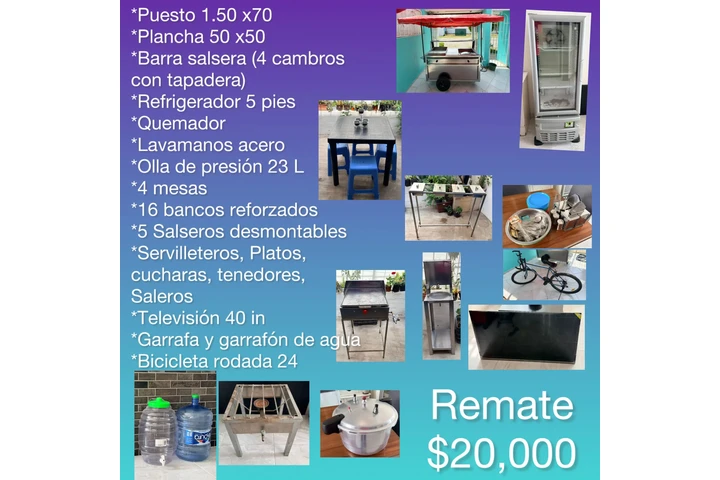 $20000 : Remate por cierre de taqueria image 2