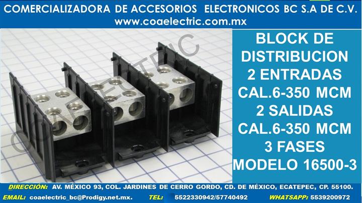 BLOCK DE ENERGIA ELECTRICA PDB image 1
