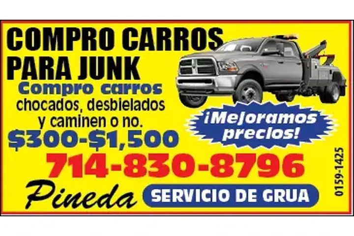 📞COMPRO SU JUNKE🚗🚓 image 1