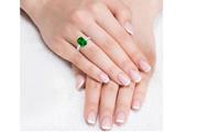 Emerald Cut Emerald Engagement en New York