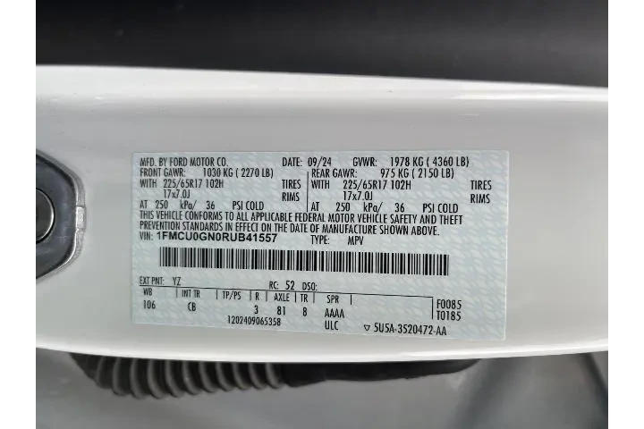 $21488 : Ford Escape 2024 Active 4dr image 10