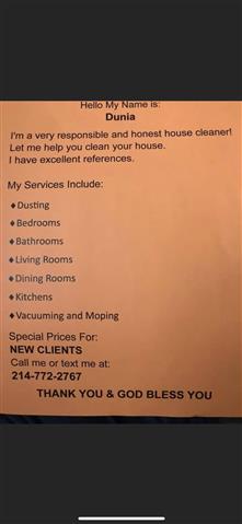 Dunia’s cleaning services image 1