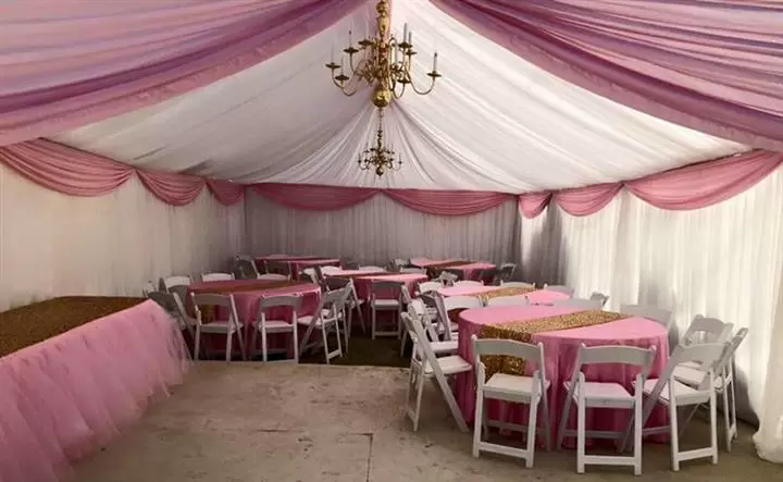 chairs table bath Tents image 2
